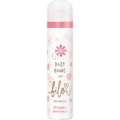 Bilou Daisy Hands, Pflegender Handschaum (Krem do rąk w piance o niezwykłym kwiatowo-owocowym zapachu)