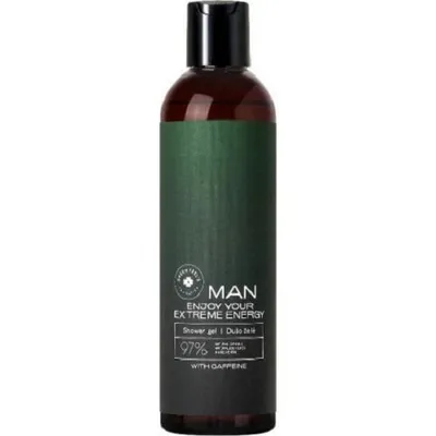 Green Feel's Cosmetics Man, Shower Gel Enjoy Your Extreme Energy (Żel pod prysznic z kofeiną)