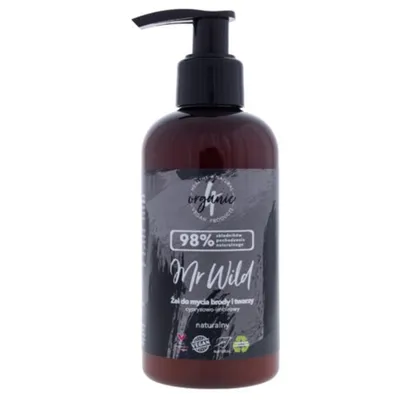 4Organic Mr Wild, Żel do mycia brody i twarzy cyprysowo-imbirowy