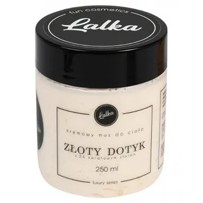 LaLka Fun Cosmetics, Kremowy mus do ciała `Złoty dotyk`