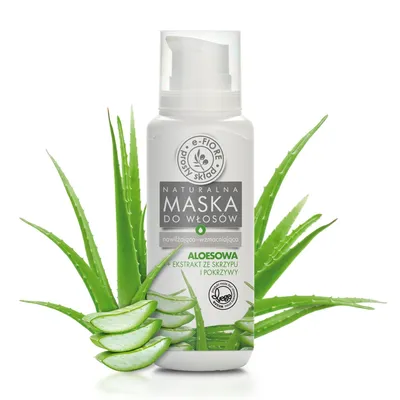 e-Fiore Wzmacniająca maska do włosów `Aloes z ziołami`