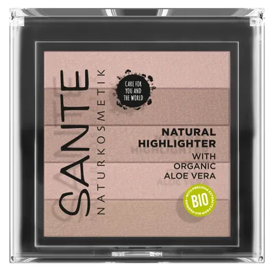 Sante Naturkosmetik Natural Highlighter (Rozświetlacz do twarzy)