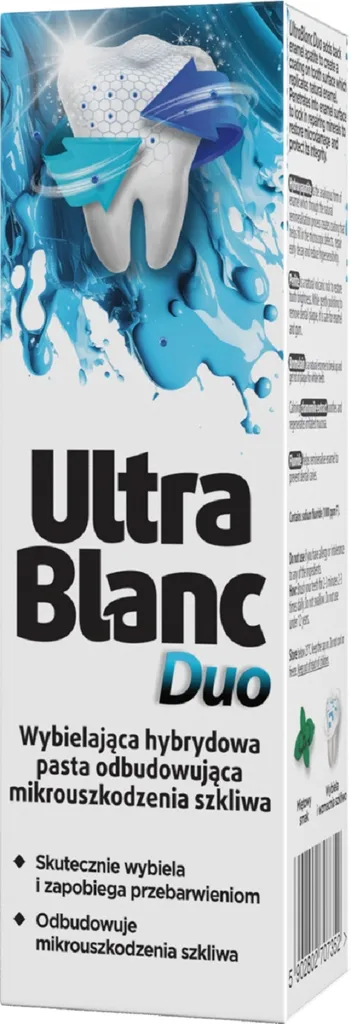 UltraBlanc Duo, Wybielająca hybrydowa pasta do zębów