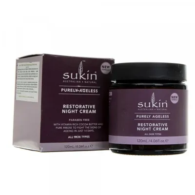 Sukin Purely Ageless Restorative Night Cream (Naprawczy krem na noc)