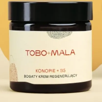 Tobo + Mala Bogaty krem regenerujący `Konopie + B5`