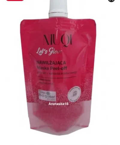 Niuqi Let's Glow, Nawilżająca maska peel off `Ekstrakt z kamienia księżycowego`