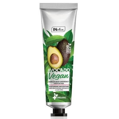 INelia Nawilżająco-łagodzący krem do rąk `Awokado & Aloe vera`