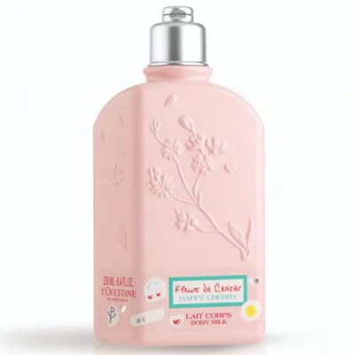 L'Occitane Happy Cherry, Body Milk (Mleczko do ciała `Kwiat wiśni`)
