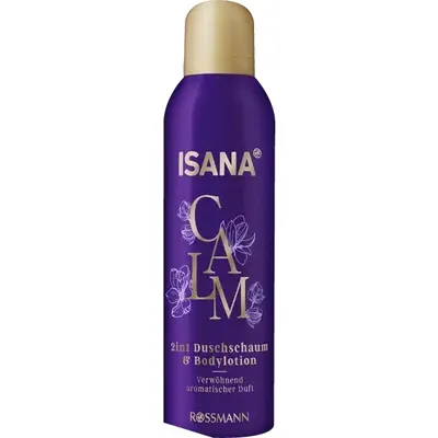Isana Calm, 2in1 Duschschaum & Bodylotion (Pianka i balsam pod prysznic)