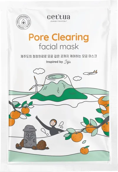 Cettua Pore Clearing Facial Mask (Oczyszczająca maska w płachcie)