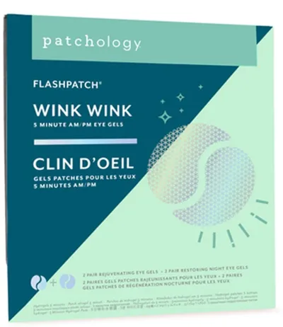 Patchology FlashPatch, Wink Wink 5 Minute AM/PM Eye Gels (Żelowa maseczka pod oczy na dzień i na noc)