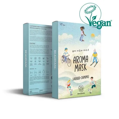 Beaudiani Pure Aroma Mask Lavender & Chamomile (Maska w płachcie z lawendą i rumiankiem dla dzieci)