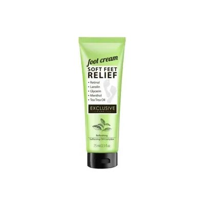 Exclusive Cosmetics Refreshing, Soft Feet Relief, Foot Cream (Odświeżający krem do stóp)