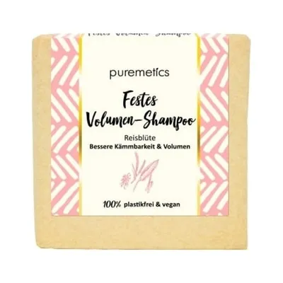Puremetics Festes Volumen-Shampoo (Szampon w kostce zwiększający objętość ryżowy)