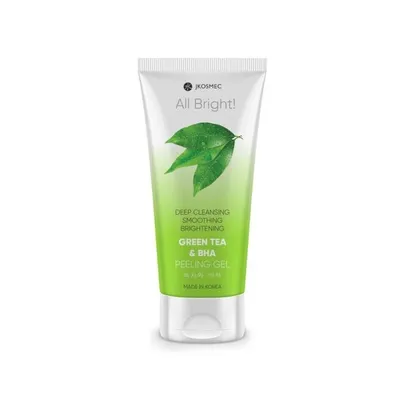 Jkosmec All Bright, Green Tea and BHA Basic Peeling Gel (Peelingujący żel z zieloną herbatą i kwasami BHA)