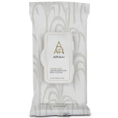 Alpha - H Liquid Gold Luxe Resurfacing Body Cloths (Chusteczki złuszczająco-nawilżające do ciała)