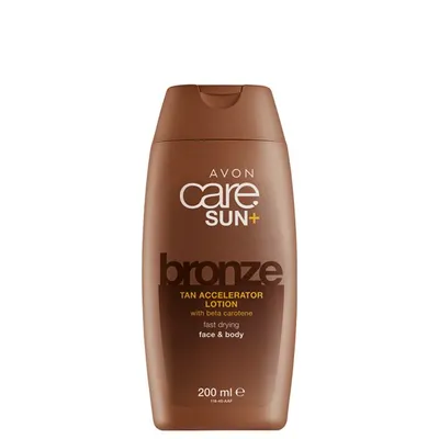 Avon Sun +, Maxi Tan Moisturising Lotion with Beta Carotene [Care, Sun + Face & Body, Bronze Tan Accelerator Lotion] (Balsam z beta - karotenem przyśpieszający i wzmacniający opaleniznę)
