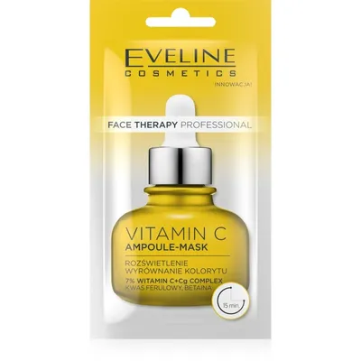 Eveline Cosmetics Face Therapy Professional, Vitamin C Ampoule-Mask (Maska-ampułka z witaminą C)