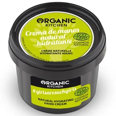 Organic Kitchen # girlsaresuchgirls, Natural Hydrating Hand Cream (Naturalny nawilżający krem do rąk `#takietedziewczyny`)
