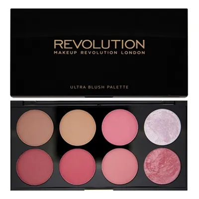 Revolution Beauty (Makeup Revolution) Sugar and Spice, Ultra Blush Palette (Paleta 8 róży do policzków)