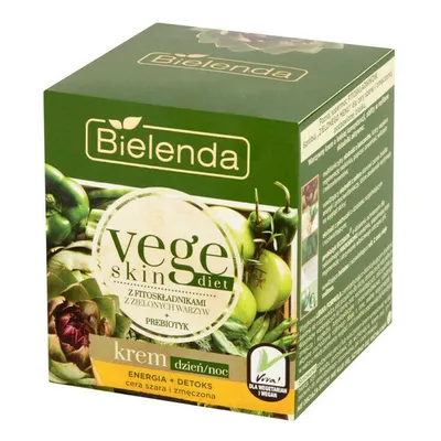 Bielenda Vege Skin Diet, Krem na dzień i na noc `Energia + detoks`