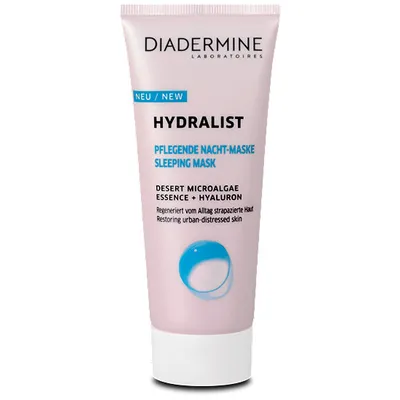 Diadermine Hydralist, Pflegende Nacht-Maske (Nawilżająca maska na noc)