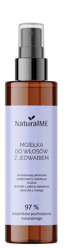 NaturalME Mgiełka do włosów z jedwabiem