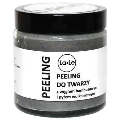La-Le Peeling do twarzy z węglem bambusowym i pyłem wulkanicznym