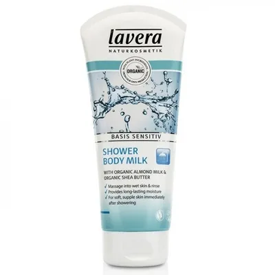 Lavera Basis Sensitiv, Shower Body Milk (Mleczko do ciała pod prysznic)