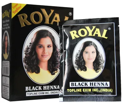 Topline Exim Inc Royal, Black Henna (Henna do włosów)