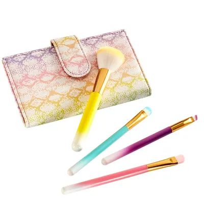 Avon Zestaw kolorowych pędzelków do makijażu w etui