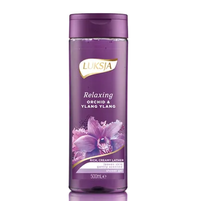 Luksja Relaxing, Shower Gel `Orchid & Ylang Ylang` (Żel pod prysznic)
