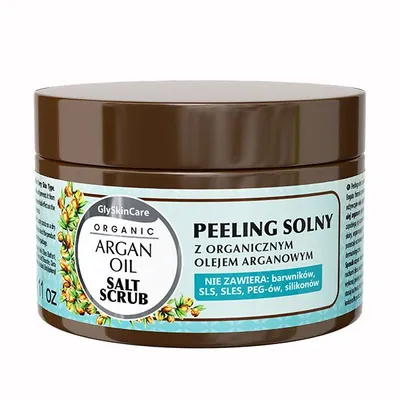GlySkinCare Argan Oil, Salt Scrub (Peeling solny z olejem arganowym)