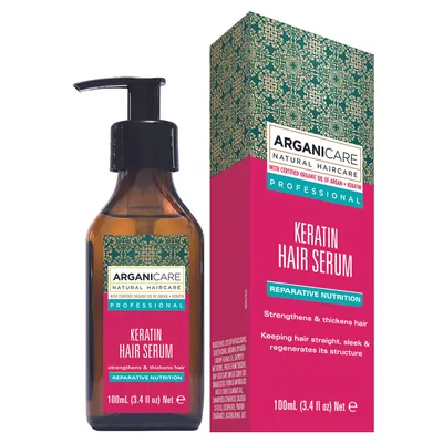 Arganicare Keratin, Hair Serum (Serum naprawcze do włosów z keratyną)