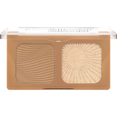 Catrice Holiday Skin, Bronze & Glow Palette (Paleta z bronzerem i rozświetlaczem)