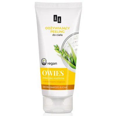 AA Vegan,  Odżywiający peeling do ciała `Owies`