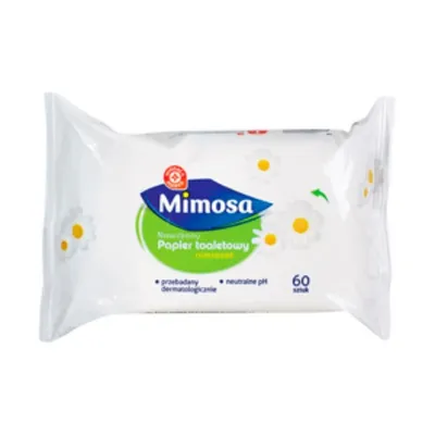 Wiodąca Marka Mimosa, Nawilżany papier toaletowy `Rumianek`
