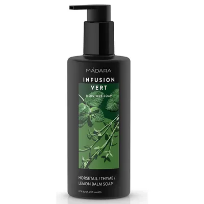 Madara Organic Skincare Infusion Vert, Moisture Soap (Nawilżające mydło w płynie)
