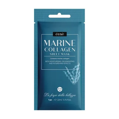 Erne Marine Collagen Sheet Mask (Nawilżająco-regenerująca maska do twarzy w płachcie)