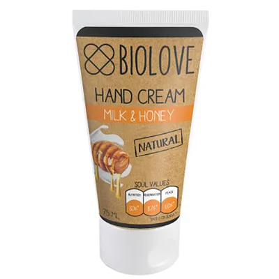 Biolove Milk & Honey, Hand Cream (Krem do rąk `Miód i mleko`)