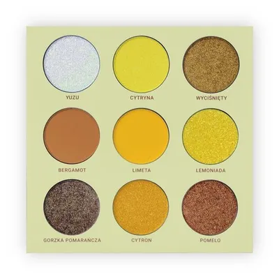 Glam Shop GlamBOX, Paleta cieni do powiek `Cytrynada`