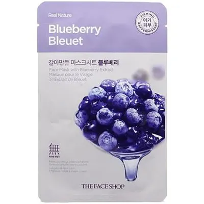 The Face Shop Real Nature, Face Mask Blueberry