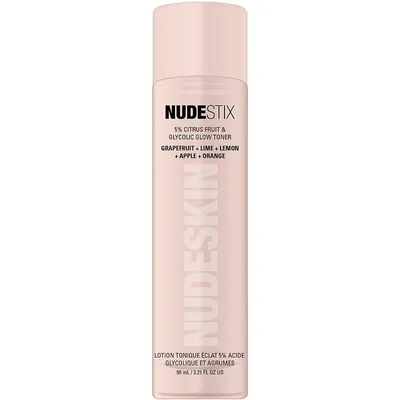 Nudeskin 5% Citrus Fruit & Glycolic Glow Toner (Rozświetlający tonik z kwasem glikolowym i cytrynowym)