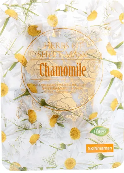 No:HJ Skinmaman, Herbs Fit Sheet Mask Chamomile (Maseczka w płachcie `Hydrolat z rumianku`)