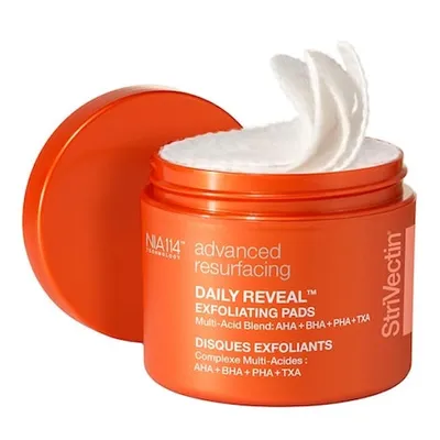 StriVectin Advanced Acids, Advanced Resurfaciong Daily Reveal Exfoliating Pads (Płatki kosmetyczne)
