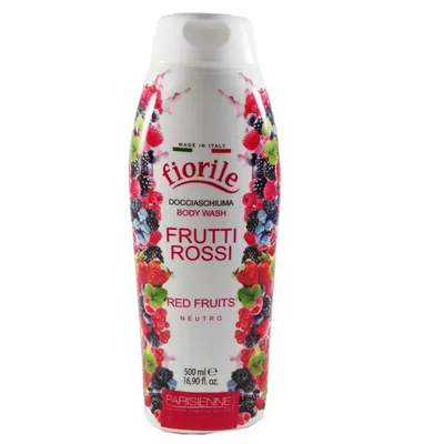 Fiorile Body Wash Red Fruits (Żel pod prysznic `Czerwone owoce`)