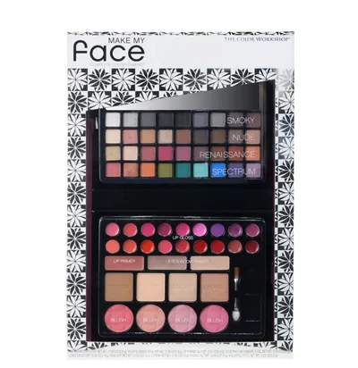 The Color Workshop My Face Complete Color Compact 67 Count Palette (Paleta do makijażu twarzy)