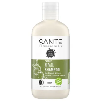 Sante Naturkosmetik Family, Repair Shampoo Bio-Ginkgo & Olive (Szampon regenerujący)