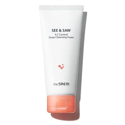 The Saem See & Saw, AC Control Deep Cleansing Foam (Pianka do mycia twarzy)