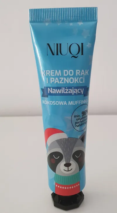 Niuqi Krem do rąk i paznokci nawilżający `Kokosowa muffinka`